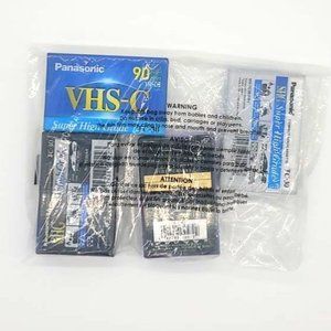 Panasonic Radio Shack VHS-C Super High Grade Camcorder Videocassette Tapes